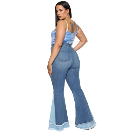 All-Match Plus Size Wide-Leg Jeans - wnkrs
