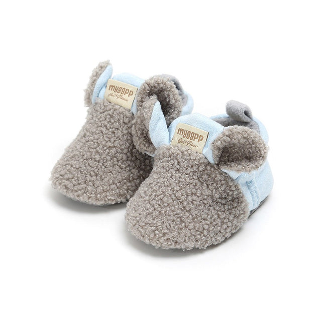 Baby Girl's Fluffy Animal Shaped Slippers - Wnkrs