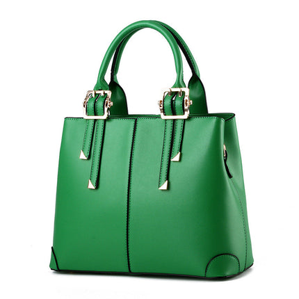 Elegant Classic Solid Color Women's Handbag - Wnkrs