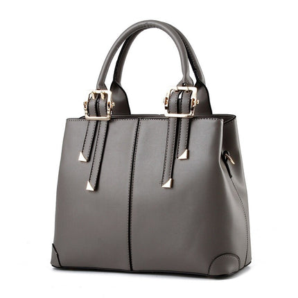 Elegant Classic Solid Color Women's Handbag - Wnkrs