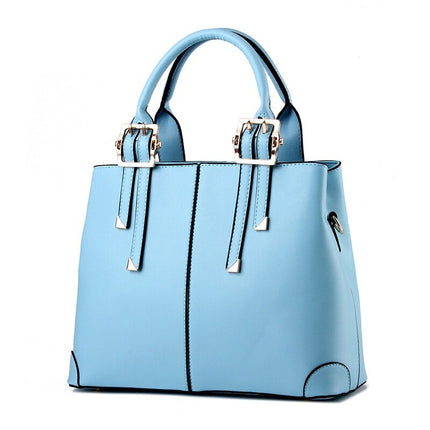 Elegant Classic Solid Color Women's Handbag - Wnkrs