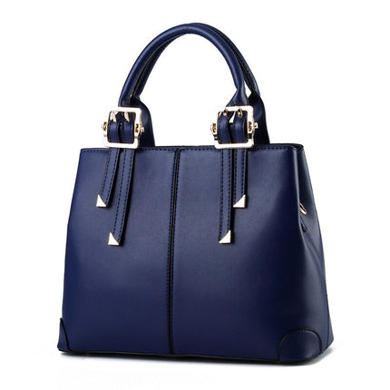 Elegant Classic Solid Color Women's Handbag - Wnkrs