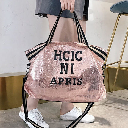 Fashion Sequined Top-Handle Bag - Wnkrs