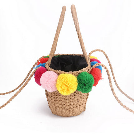 Women's Gypsy Style Straw Summer Handbag - Wnkrs