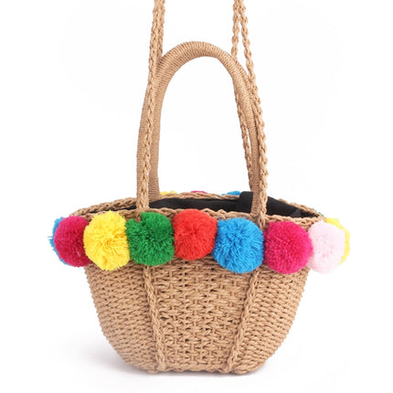 Women's Gypsy Style Straw Summer Handbag - Wnkrs