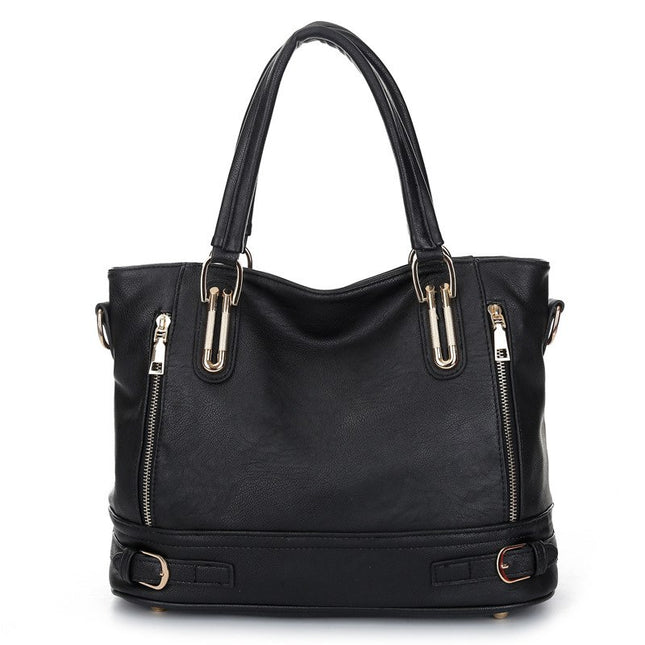 Classic Faux Leather Tote Bag for Women - Wnkrs
