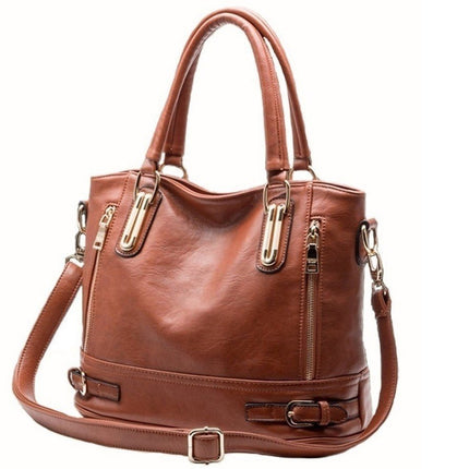 Classic Faux Leather Tote Bag for Women - Wnkrs