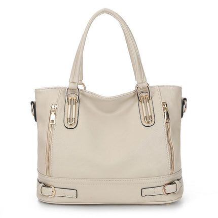Classic Faux Leather Tote Bag for Women - Wnkrs