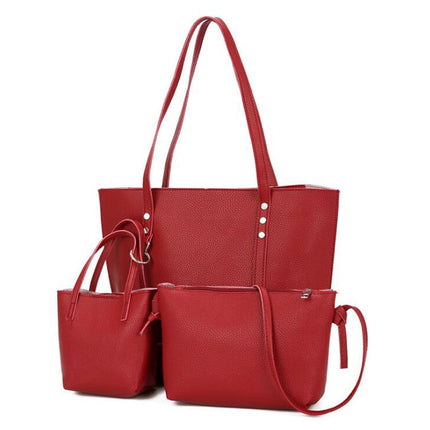 Women's Soft Leather Shoulder Handbag - Wnkrs