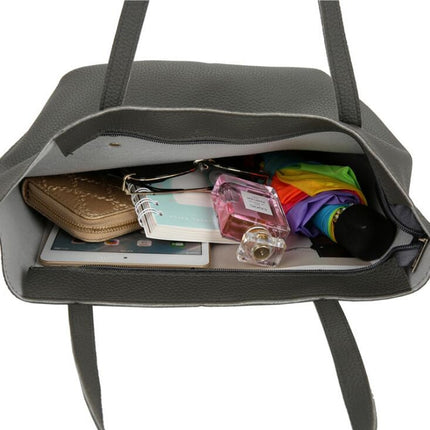 Women's Soft Leather Shoulder Handbag - Wnkrs