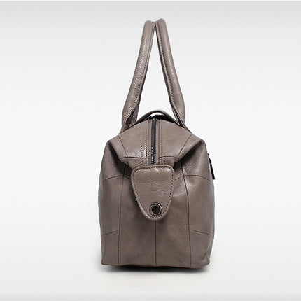 Women's Classic Leather Handbag - Wnkrs