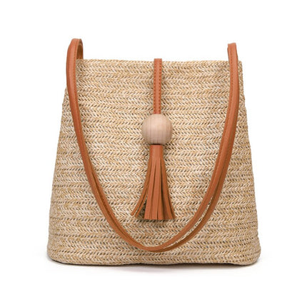 Straw Shoulder Bag for Women - Wnkrs