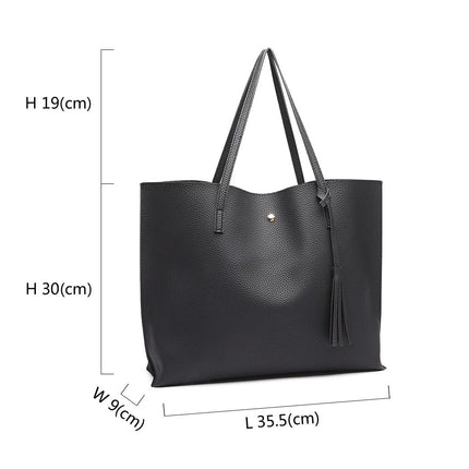 Soft Leather Tote Bag - Wnkrs