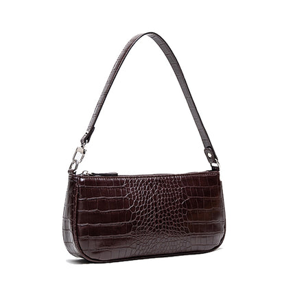 Women's Retro Classic Crocodile Pattern Shoulder Bag - Wnkrs