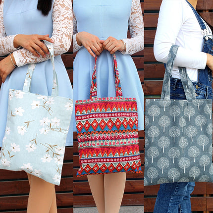 Women's Patterned Casual Tote Bag - Wnkrs