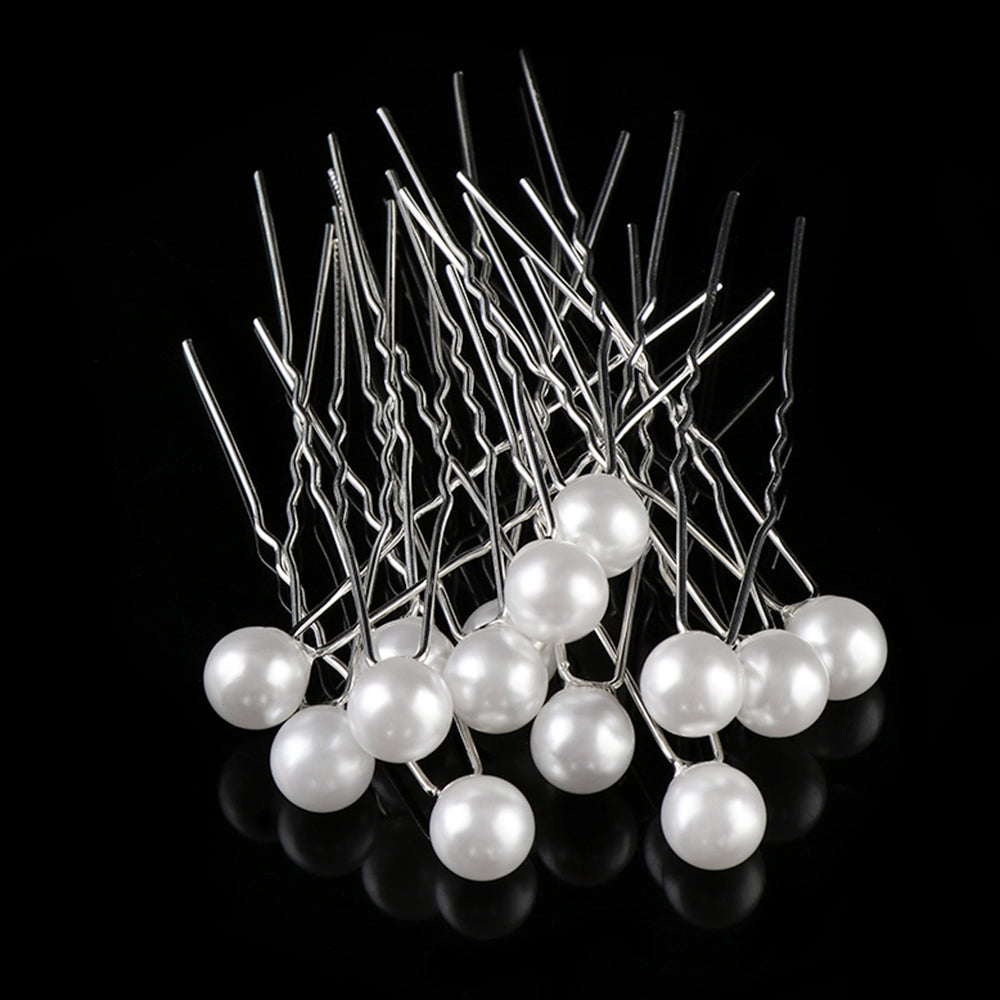 Classic Pearl Hair Pins Set