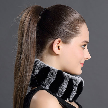 2 in 1 Rabbit Fur Scarf and Headband - wnkrs