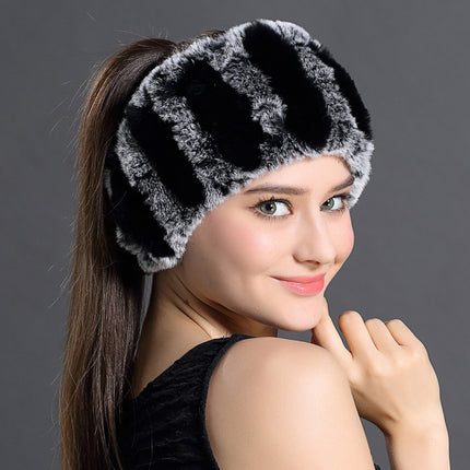 2 in 1 Rabbit Fur Scarf and Headband - wnkrs
