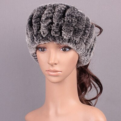 2 in 1 Rabbit Fur Scarf and Headband - wnkrs