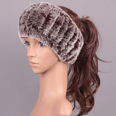 2 in 1 Rabbit Fur Scarf and Headband - wnkrs