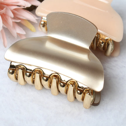 2 Pcs Glance Solid Color Hair Claws - wnkrs