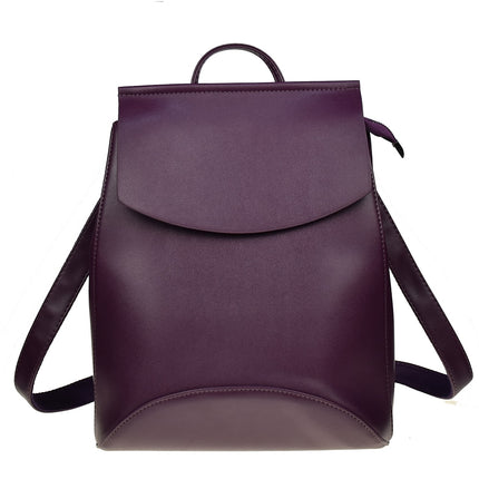 Women's Laconic Style Eco-Leather Backpack - Wnkrs