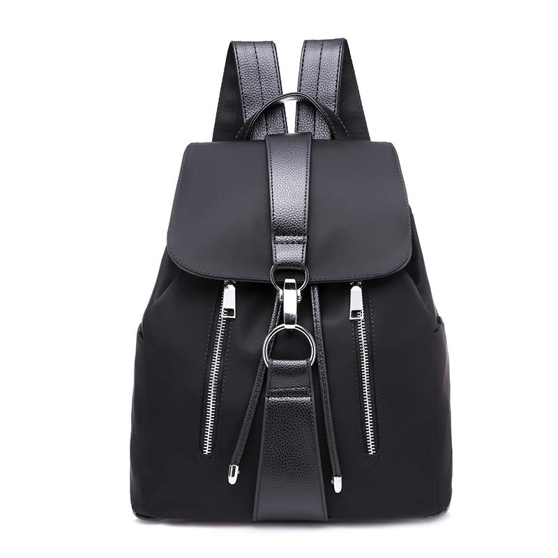 Waterproof Black Nylon Backpack