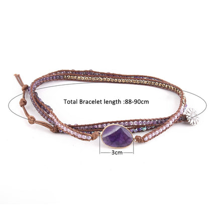 Bohemian Bracelet with Mixed Natural Stones - Wnkrs