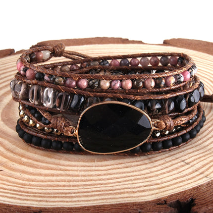 Bohemian Bracelet with Mixed Natural Stones - Wnkrs