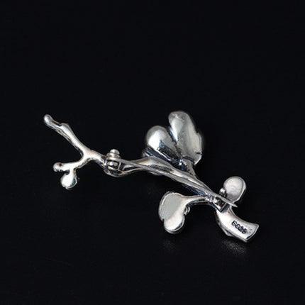 Exquisite Vintage Floral Silver Women's Brooch - Wnkrs