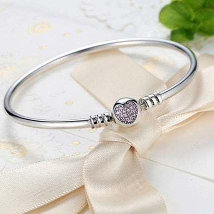 Minimalist Heart Bead Silver Bracelet - Wnkrs