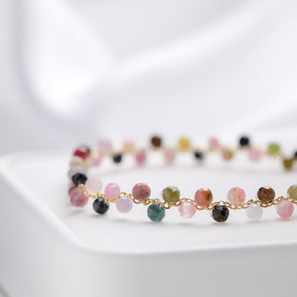 Natural Stone Tourmaline Bracelet - Wnkrs