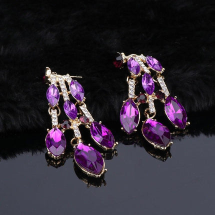 Luxurious Bridal Necklace and Earrings Set - Wnkrs