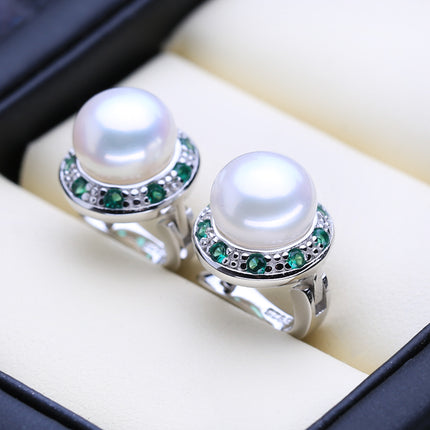 Women’s Luxury 925 Silver Pearls Jewelry 3 pcs Set - Wnkrs