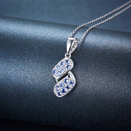 Elegant Sparkling Silver Pendant & Earrings Women's Jewellery Set - wnkrs