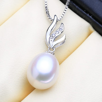 Women’s Stylish 925 Silver Pearls Necklace and Earrings Jewelry 3 pcs Set - Wnkrs