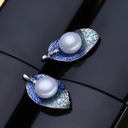 Colorful 925 Silver Pearls Women's Jewelry 4 pcs Set - Wnkrs
