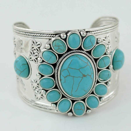 Women's Turquoise Necklace and Earrings Set - Wnkrs