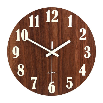 Luminous Wooden Wall Clock - wnkrs