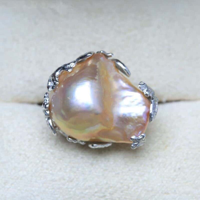 Beautiful 925 Silver Pearl Ring for Women - Wnkrs