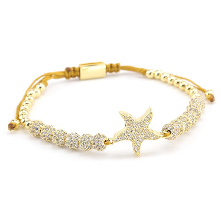 Luxury Jewelry Women's Bracelet in the Form of a Starfish - Wnkrs