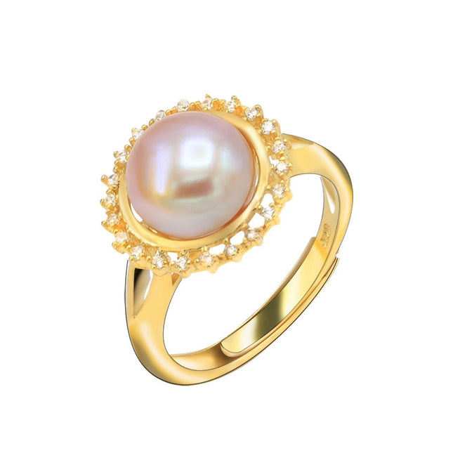 Artistic 925 Sterling Silver Ring for Women with Pearl - Wnkrs