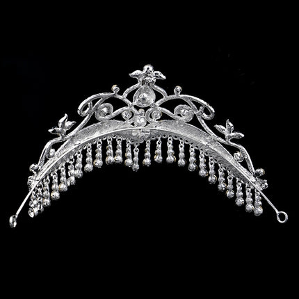 Women's Crystal Tassel Tiara - wnkrs
