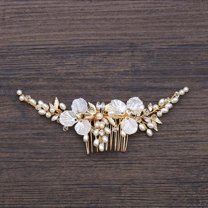 Golden Crystal Side Comb - Wnkrs