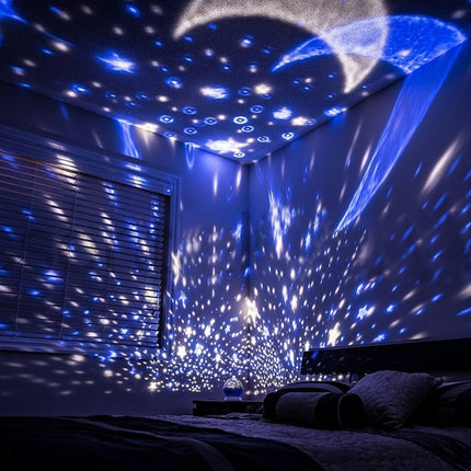 LED Starry Sky Rotating Night Light - Wnkrs