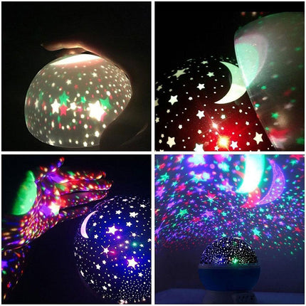 LED Starry Sky Rotating Night Light - Wnkrs