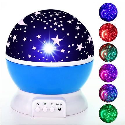 LED Starry Sky Rotating Night Light - Wnkrs