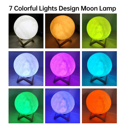 LED Night Light in Shape of Moon - Wnkrs