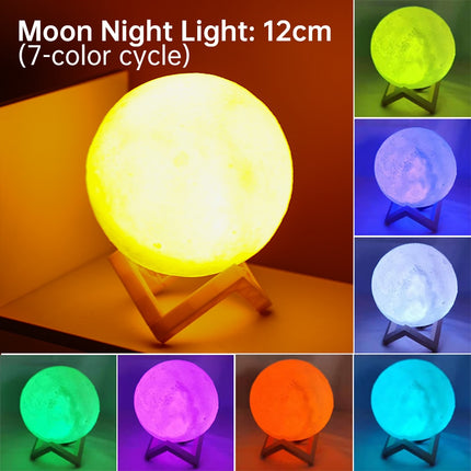 LED Night Light in Shape of Moon - Wnkrs