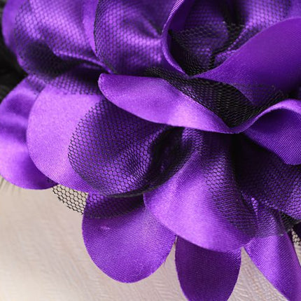 Colorful Flower Lapel Pin with Feathers - Wnkrs